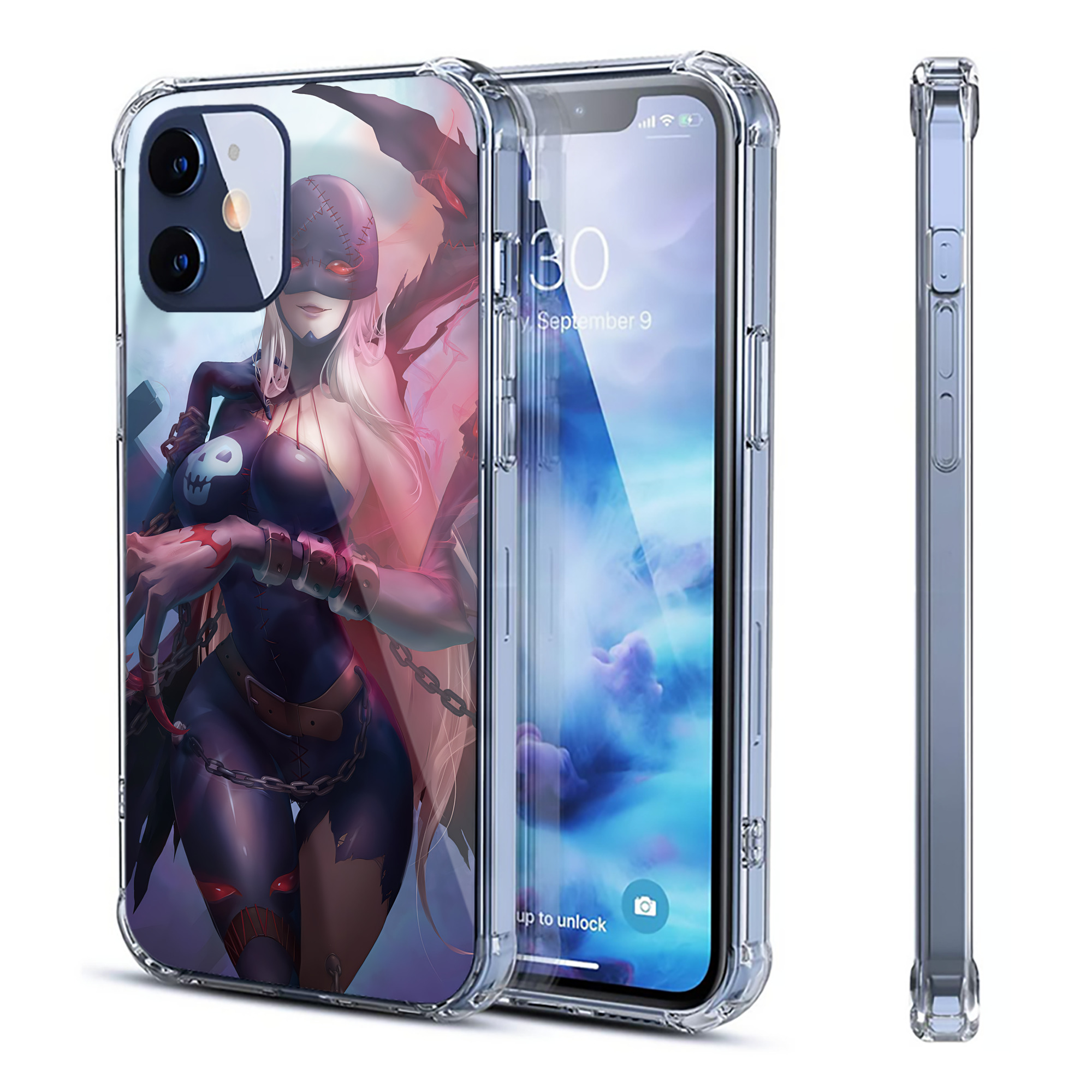 （画像用） Digimon デジタルモンスター/デジモン 【iPhone 12シリーズ対応】透明スマホケース（クリアソフトケース）